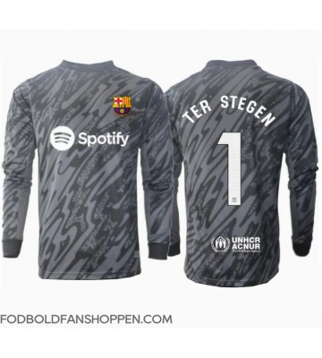 Barcelona Ter Stegen #1 Målmand Tredjetrøje 2024-25 Langærmet